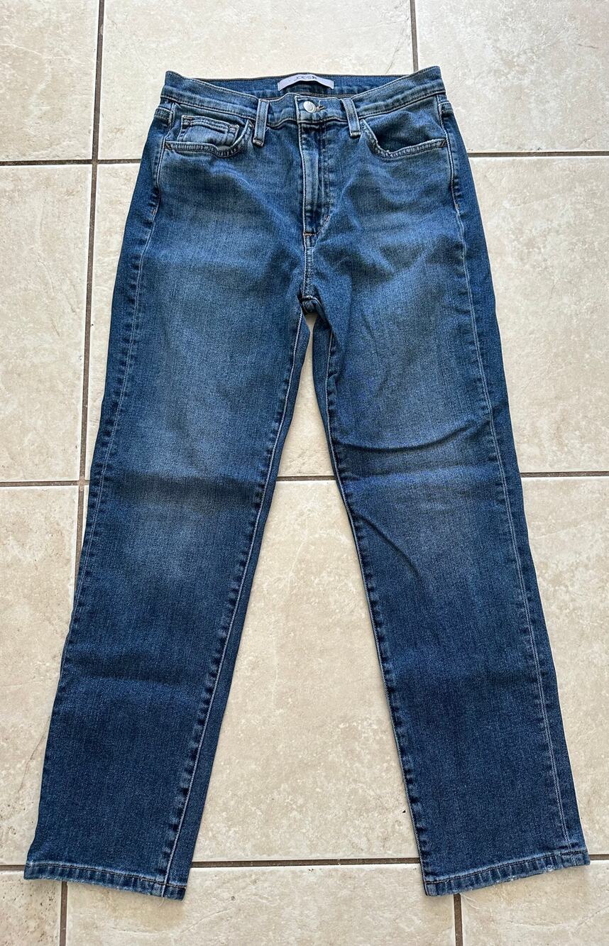 Joe's Jeans Women's Blue Wash High Rise Straight Leg Denim Pants Size 26